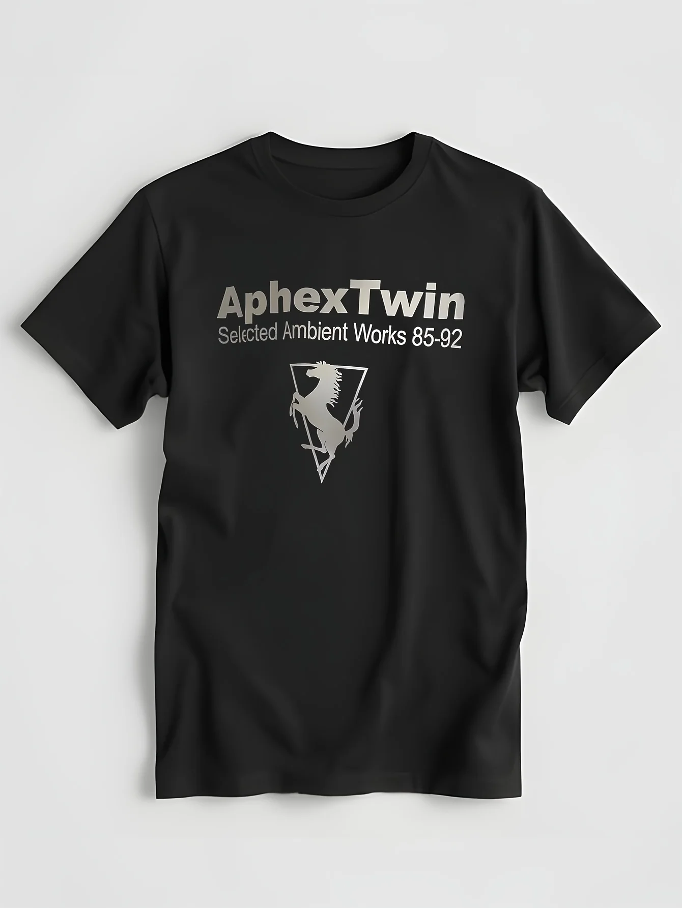 Рубашка Aphex Two в винтажном стиле светящаяся темноте Xl R &amp S Records Ambient Works черная