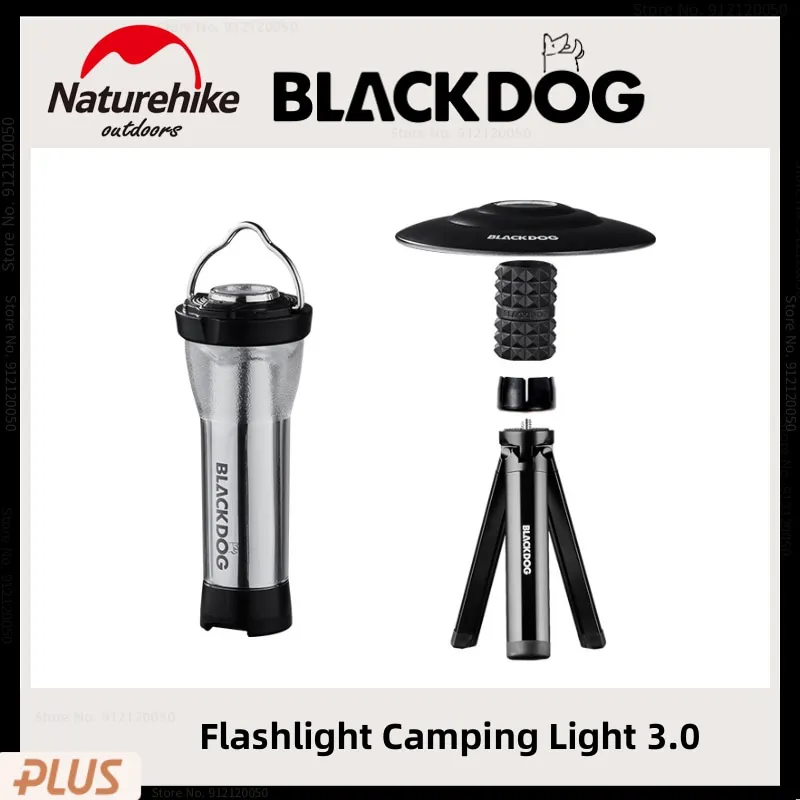 

Naturehike-BLACKDOG Наружное освещение Светодиодный светильник Лагерный свет для путешествий USB перезаряжаемый портативный кемпинг походы Водонепроницаемый Фонарик