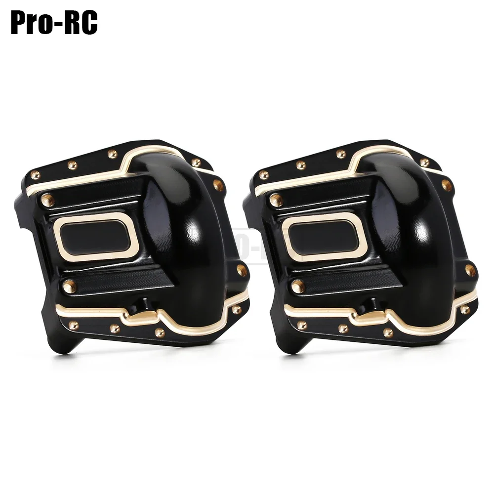 ЧПУ латунный 106g покрытие AR90 Diff крышка ось корпус набор подходит для 1/6 осевой SCX6