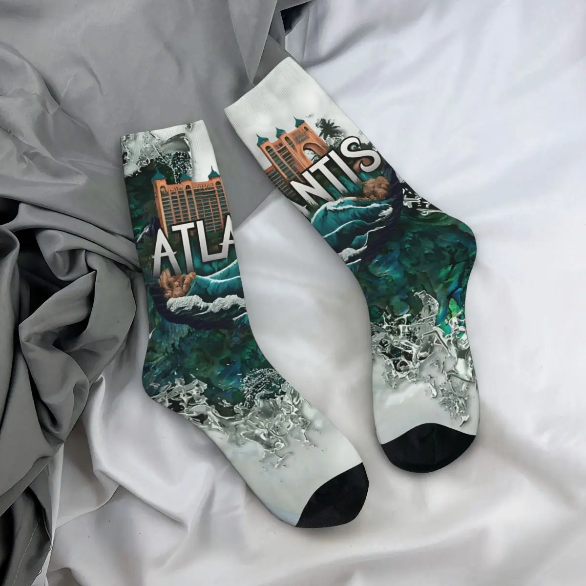 Мужские Компрессионные носки унисекс в стиле ретро