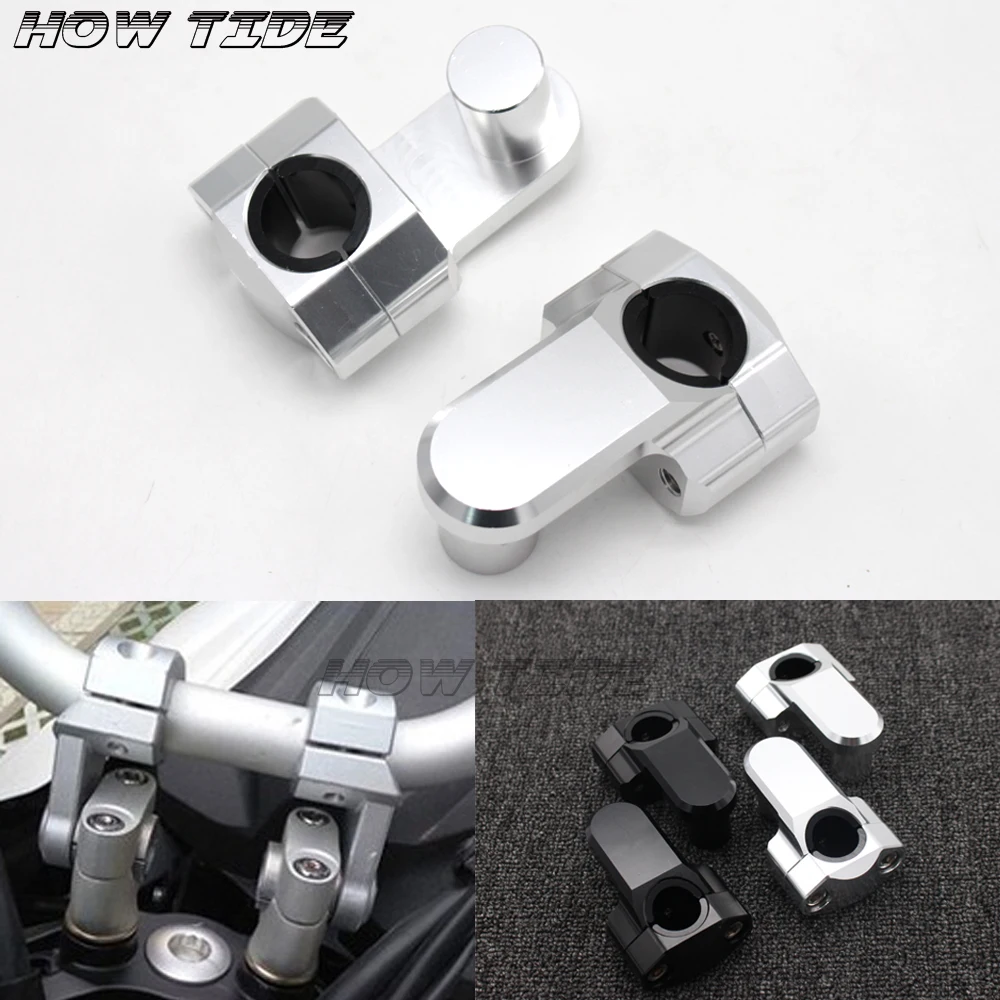 

For YAMAHA TW200 FZ6/FZ6S FAZER FZ1/FZ1S FAZER FZ-8 Motorcycle Aluminum high quality Handlebars Fat Bar Mount Clamps Risers