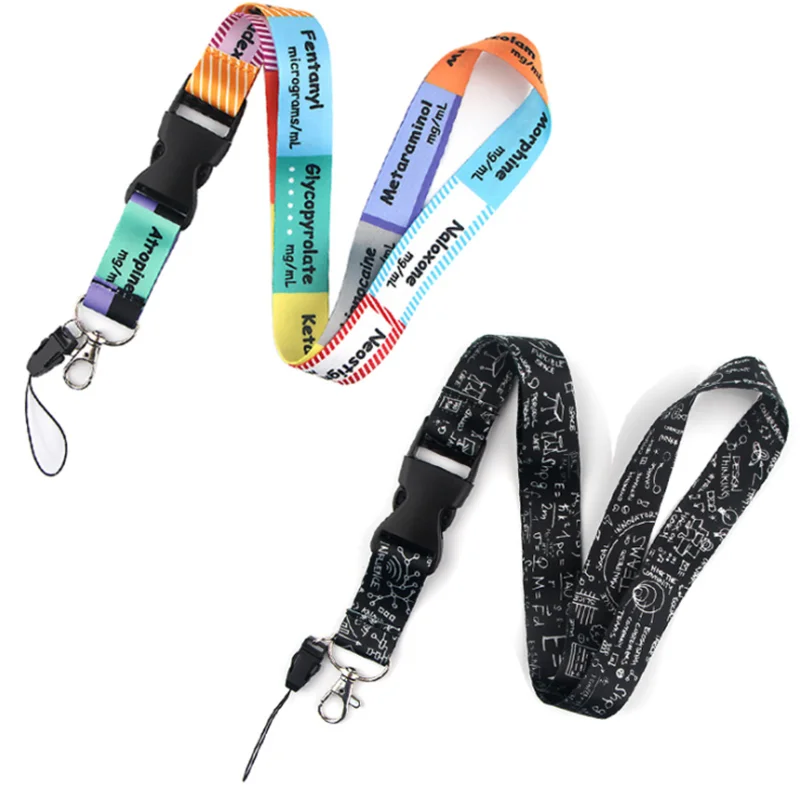 

Equation Classical Style Lanyard For keys The 90s Phone Working Badge Holder Neck Straps With Phone Hang Ropes webbings ribbons