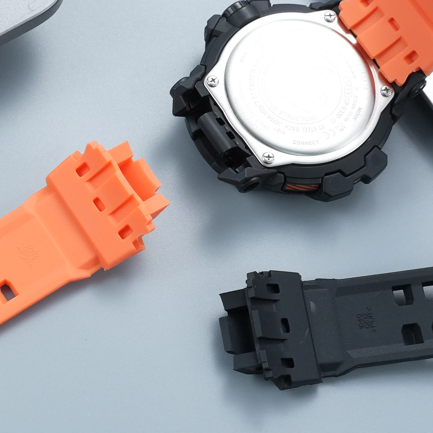 Фото Для Casio G-SHOCK третьего поколения серии Sky Commander 5719: индивидуальный водонепроницаемый ремешок из смолы и силикона для активного отдыха GR-B300 №4