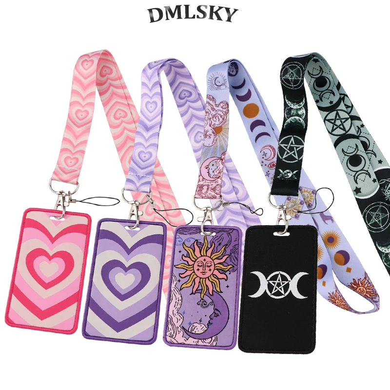 

Heart Neck Strap Lanyards for Keys Keychain Badge Holder ID Credit Card Pass Hang Rope Lariat Fashion Accessories Gift for women