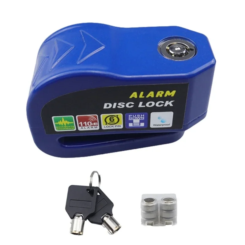 Замок дискового тормоза сигнализация замок колеса мотоцикла скутера дисковый с