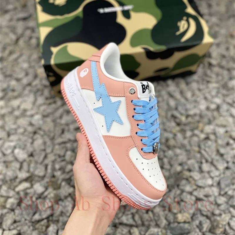 A Bathing Ape Sta Leisure outdoor skateboarding shoes Sport Sneakers Skateboarding Shoes Women Running Shoes Air Max Shoes 36-45