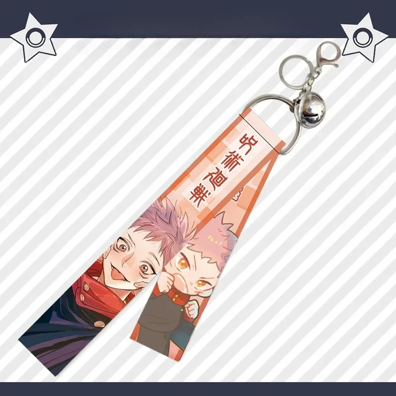 Брелок с мультяшным персонажем брелок для ключей игрушки детей Gojo Satoru Yuji Itadori