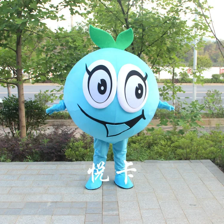

New Revised Version Sweety Fruit Blueberry Halloween Cosplay Adult Mascot Costume Foam Costumes Cartoon Mascotte Costumes Adult