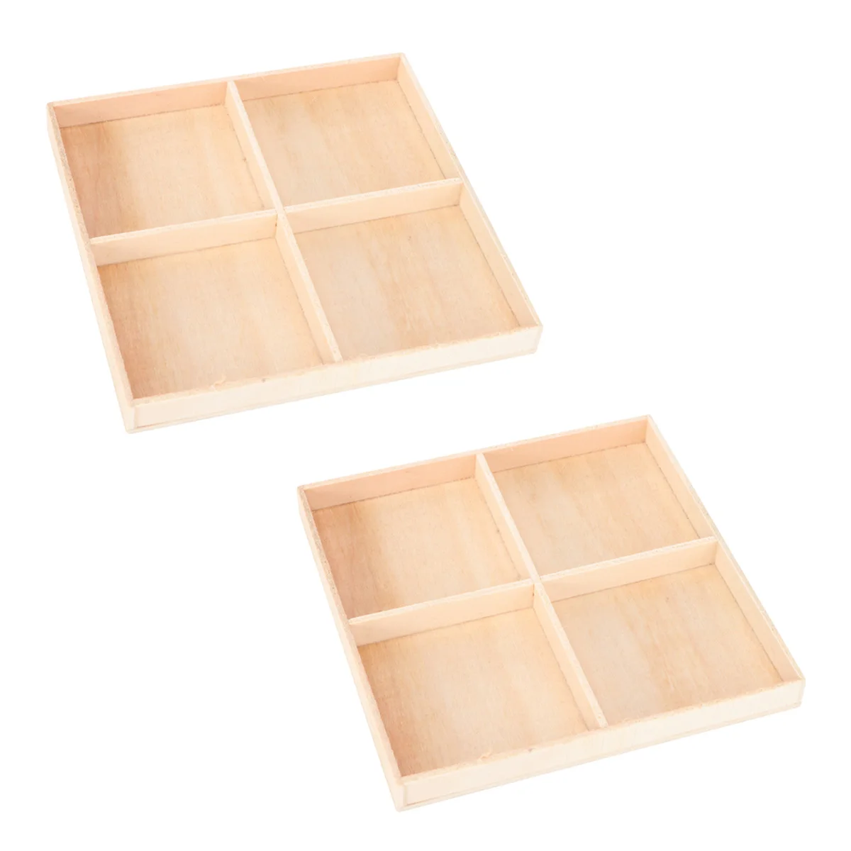 

2Pcs Container Beautiful Multifunctional Box for Office