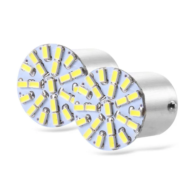 P21W Белый 1157 BAY15D 1156 BA15S 22SMD Автомобильный светодиодный стоп-сигнал поворота
