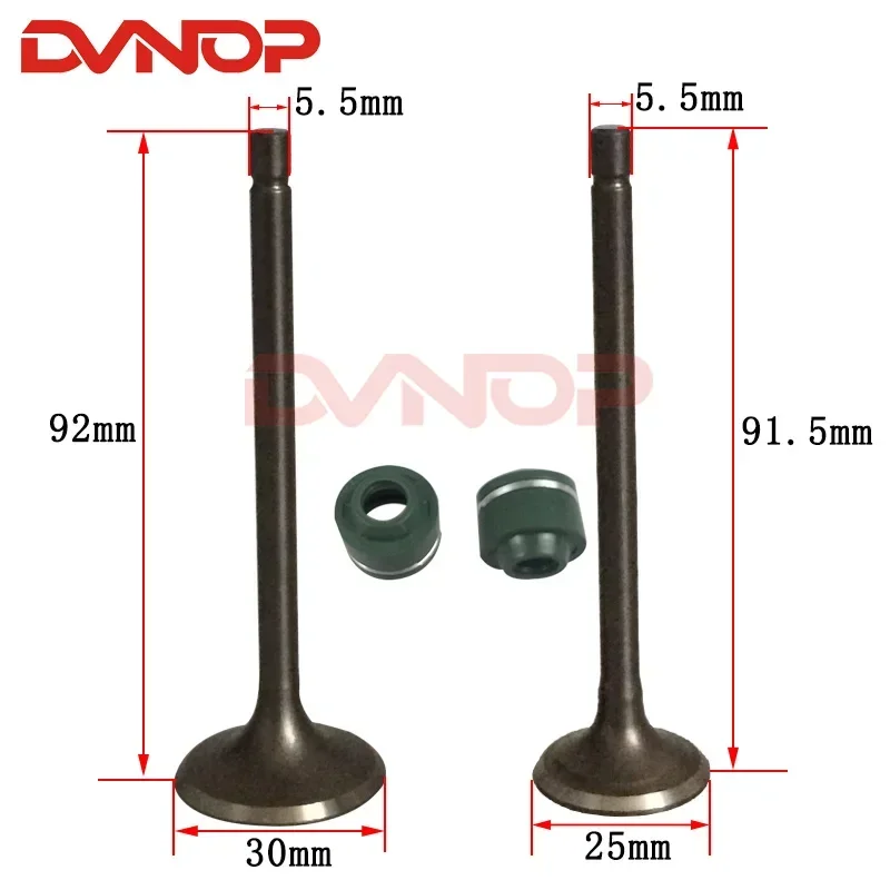 

Клапан двигателя мотоцикла, впускной и выпускной стержень, трубная пружина для HONDA CG150 CG 150 150cc, запасные части двигателя