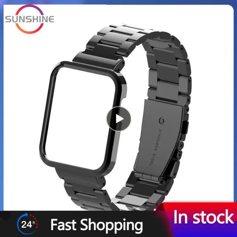 

Comfortable Watch Accessories Easy To Install Versatile Stainless Steel Strap Replacement Durable Fashionable Redmi Watch Strap