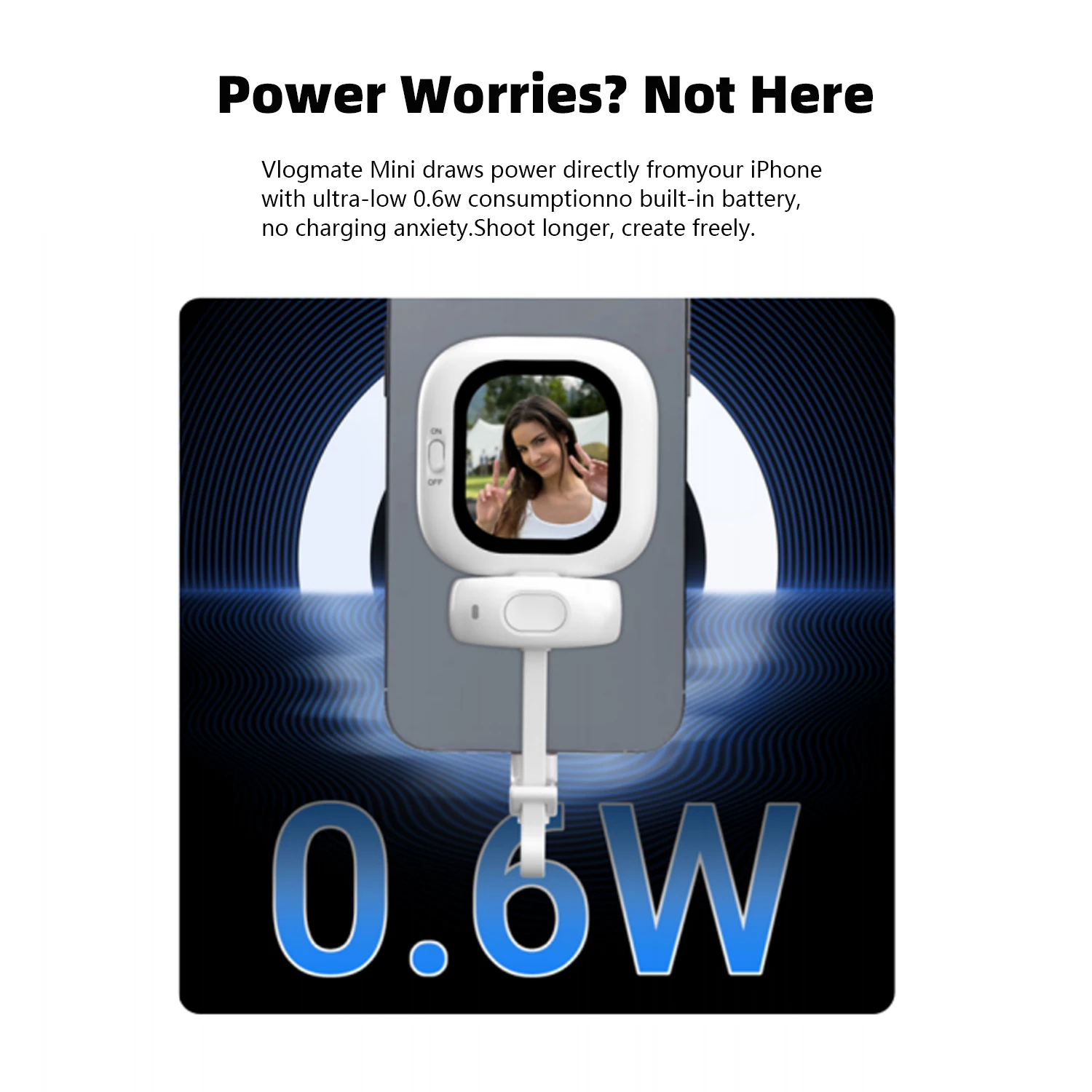 なーなん♡ 自撮りモニター Founist Vlogmate Mini Amazon.co.jp: FOUNIST Vlogmate mini Phone用外カメラ自撮り