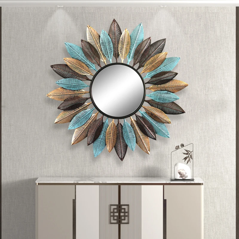 

Nordic Luxury Decorative Mirrors Round Large Bedroom Girls Decorative Mirrors Stained Hogar Y Decoracion Decoration Home