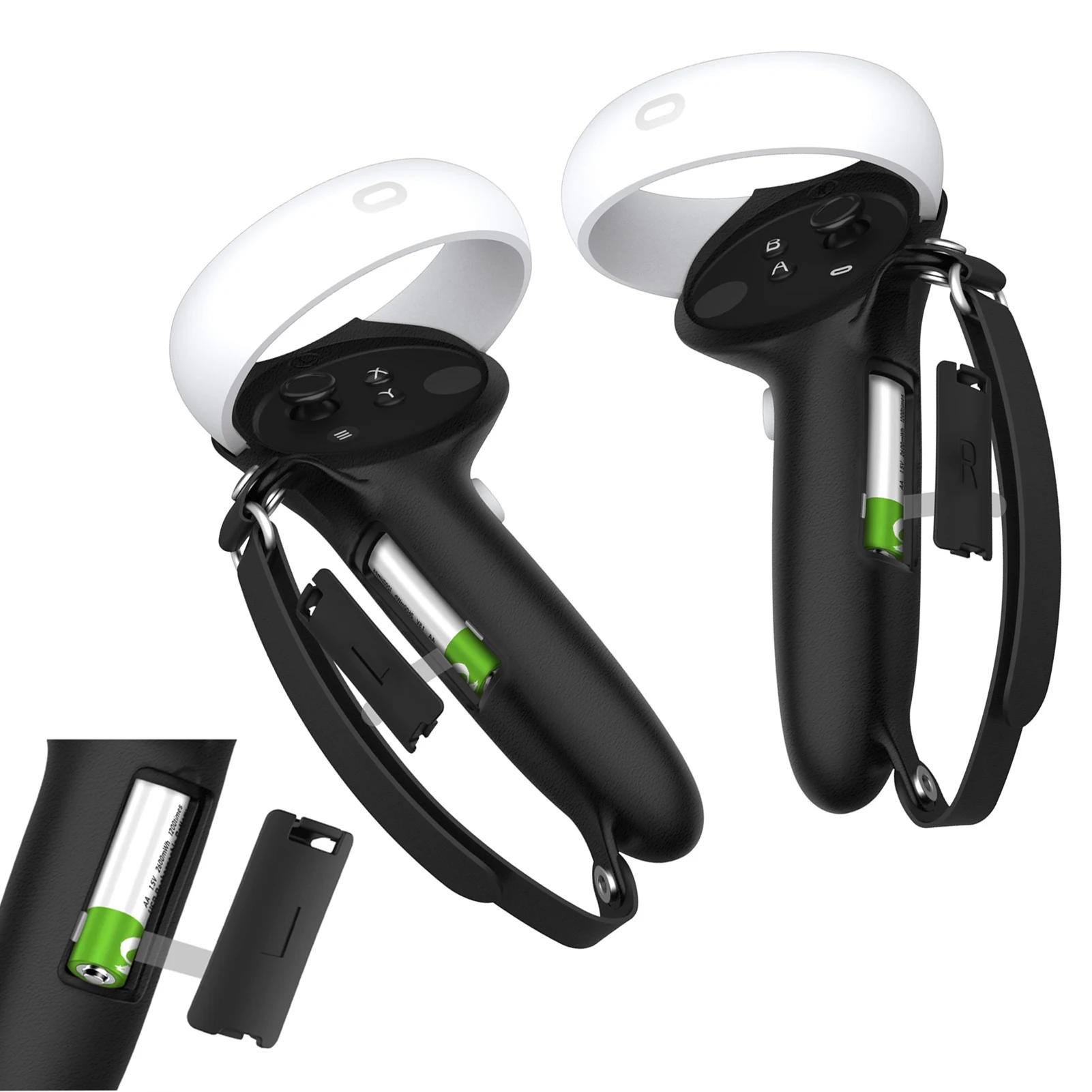 

Lengthened Controller Grips Cover Accessories Silicone Controller Full Grip Cover Lengthened Cover With Leather Hand Strap