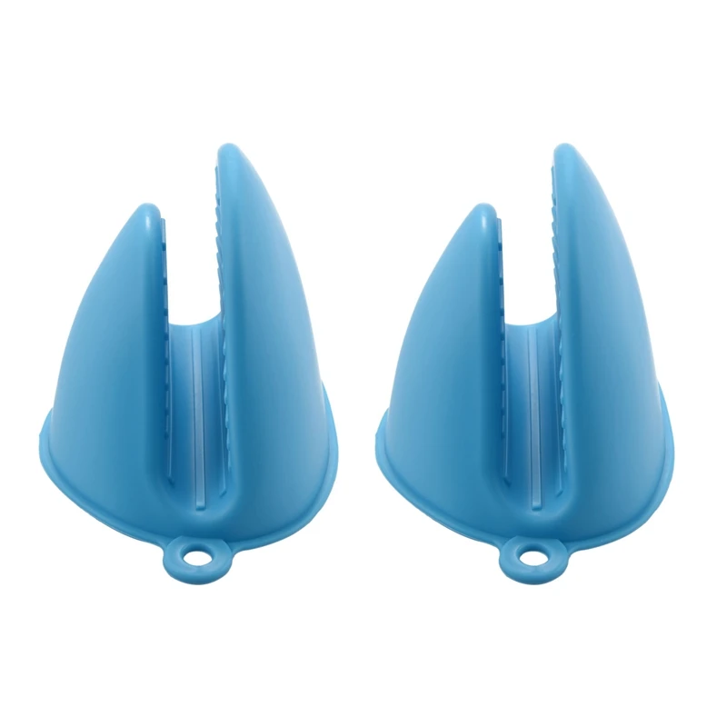 

2X Oven Mitts Silicone Heat Resistant Pinch Mitts, Cooking Pinch Grips, Pot Holder And Potholder For Kitchen