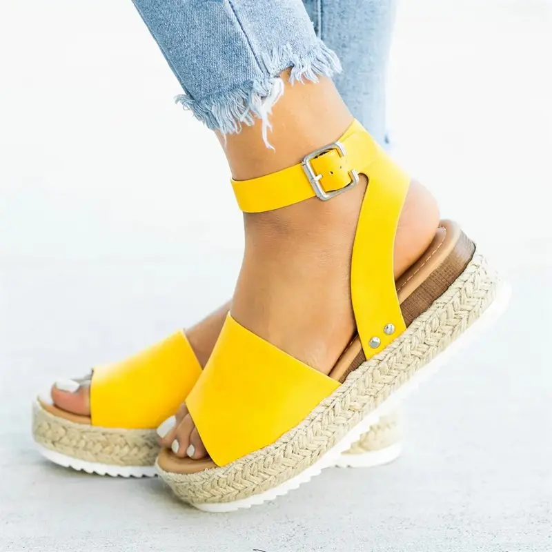 Women Sandals Soft Wedges Shoes Womens Flip Flops Platform Sandals Female 4cm High Heels Sandals Summer Sandalias De Mujer