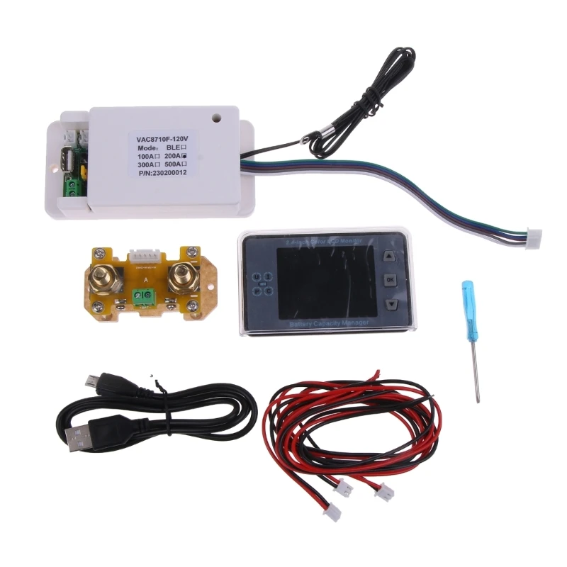 

Wireless Ammeter Voltmeter Coulometer Capacity Tester with Slide Cover