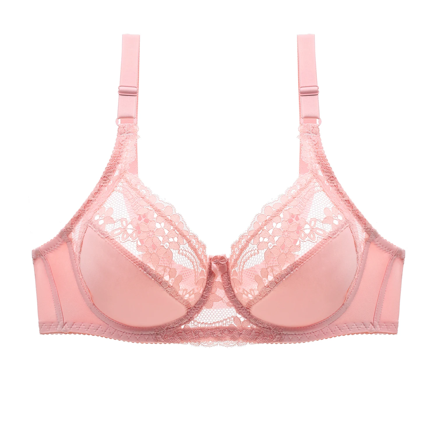 Бюстгальтер женский кружевной с чашками пуш-ап, 38-48