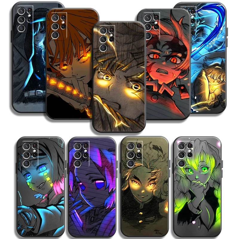 

Demon Slayer Anime Phone Cases For Samsung Galaxy A31 A32 4G A32 5G A42 5G A20 A21 A22 4G 5G Carcasa Soft TPU Funda
