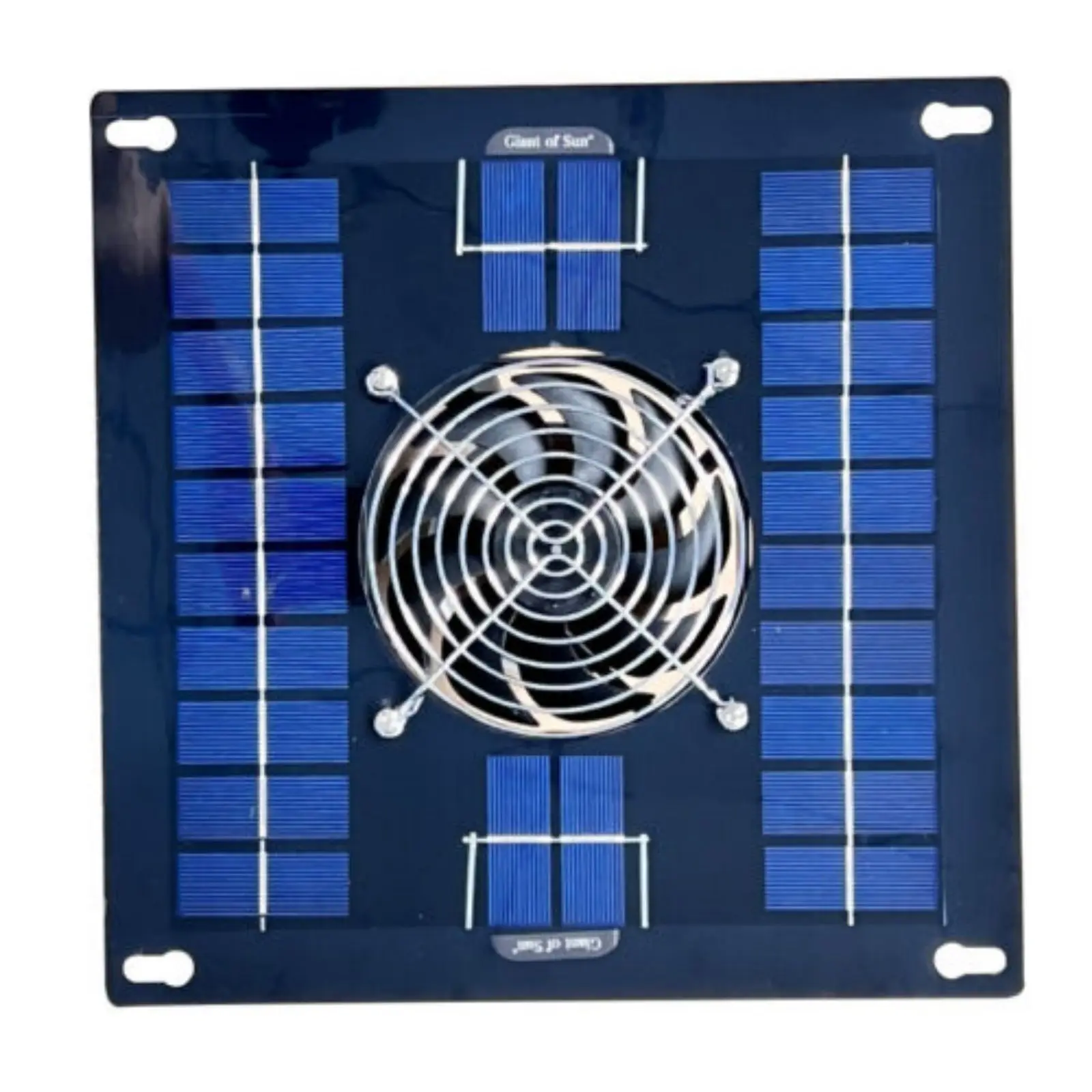 

Solar Powered Attic Fan System Roof Vent Fan for Attic or Greenhouse 400cfm Exhaust Fan Blue