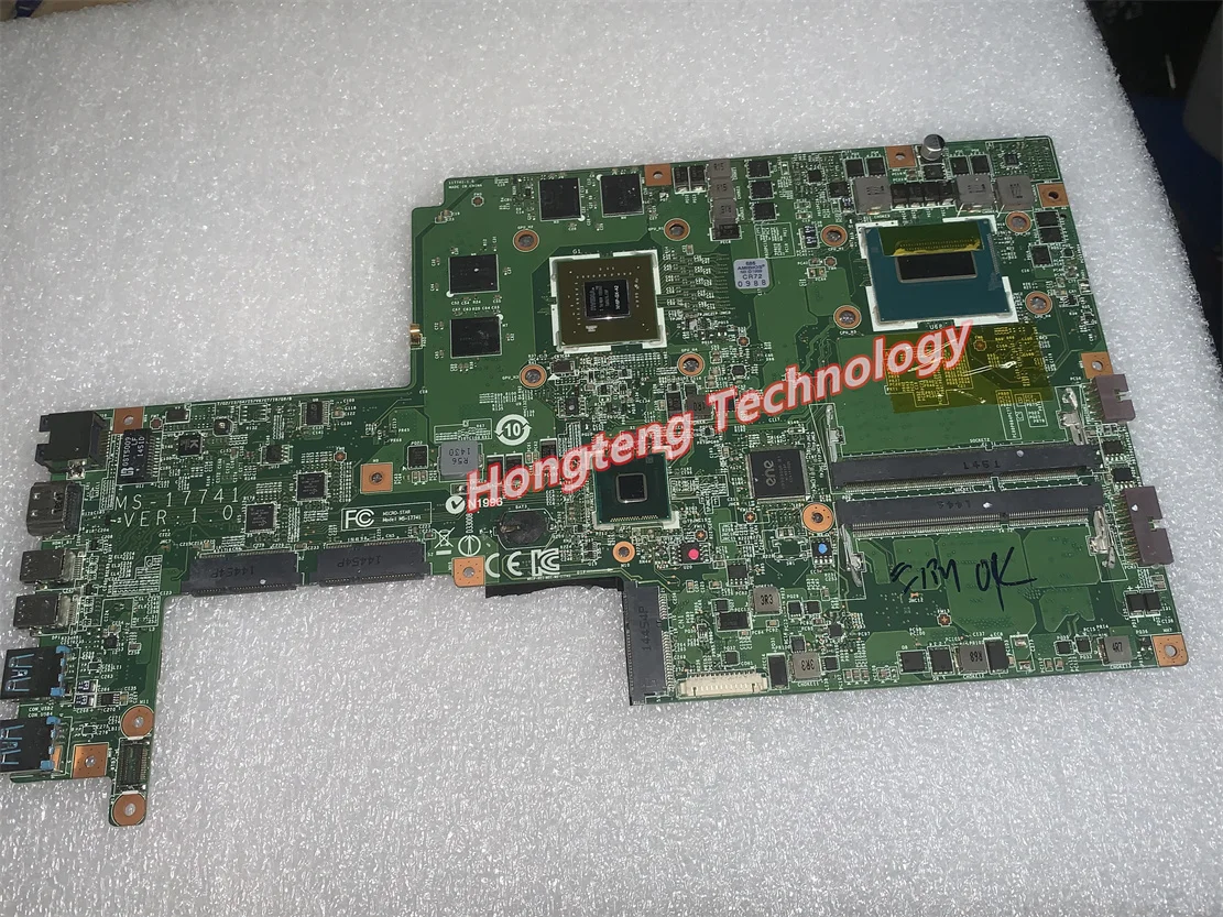 

Используется для MSI GS70 2QC STEALTH MS-17741 MS-1774 Материнская плата ноутбука с процессором I7 и GTX960M TESED OK