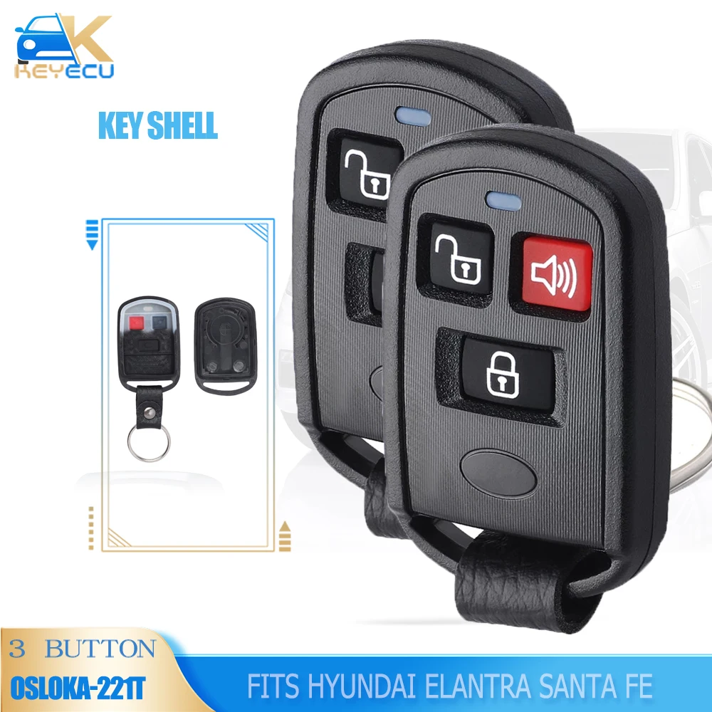 

Пульт дистанционного управления KEYECU для Hyundai Elantra Santa Fe 2004 2005 2006 FCCID: Чехол