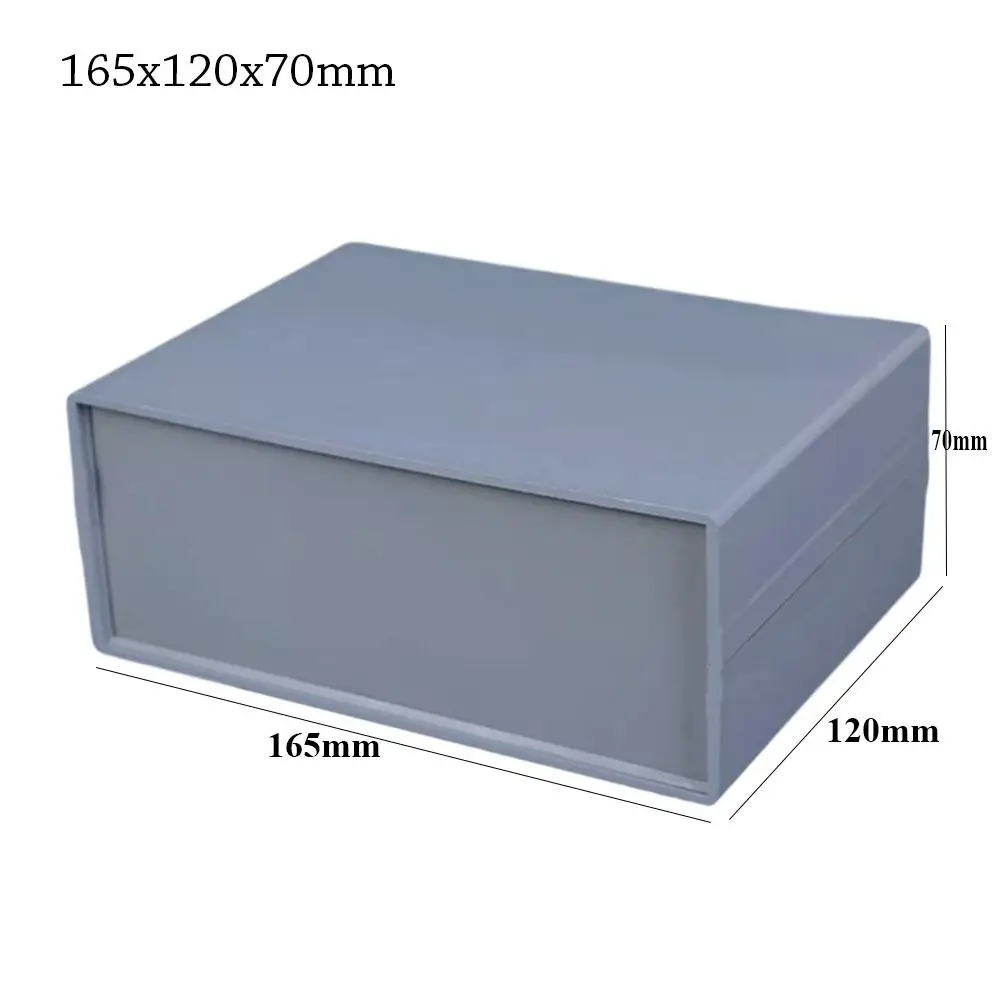 Пластиковый водонепроницаемый корпус для электронных проектов серого цвета