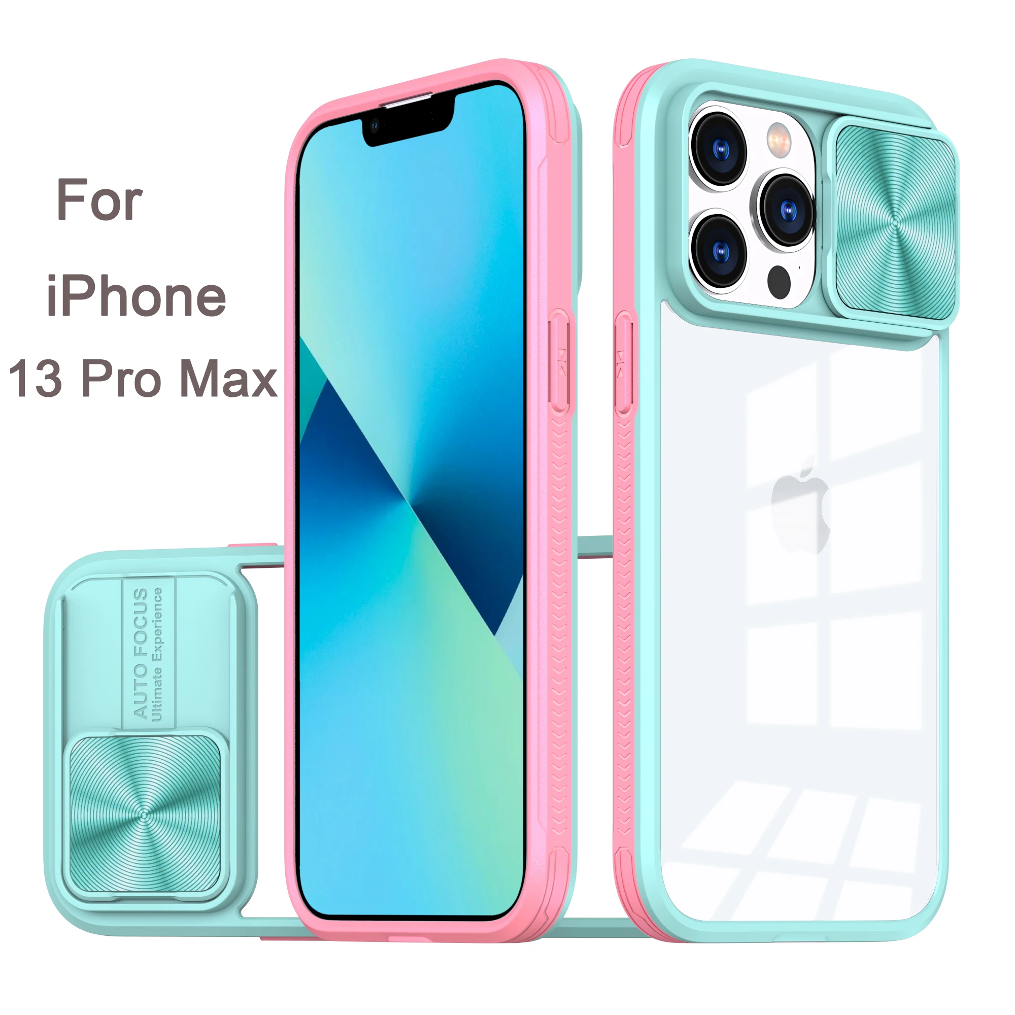 

Camera Protection Case Cover for Apple iPhone 13 Pro Max Transparent Acrylic Case Fundas Para for iPhone 12/iPhone 13/iPhone 14