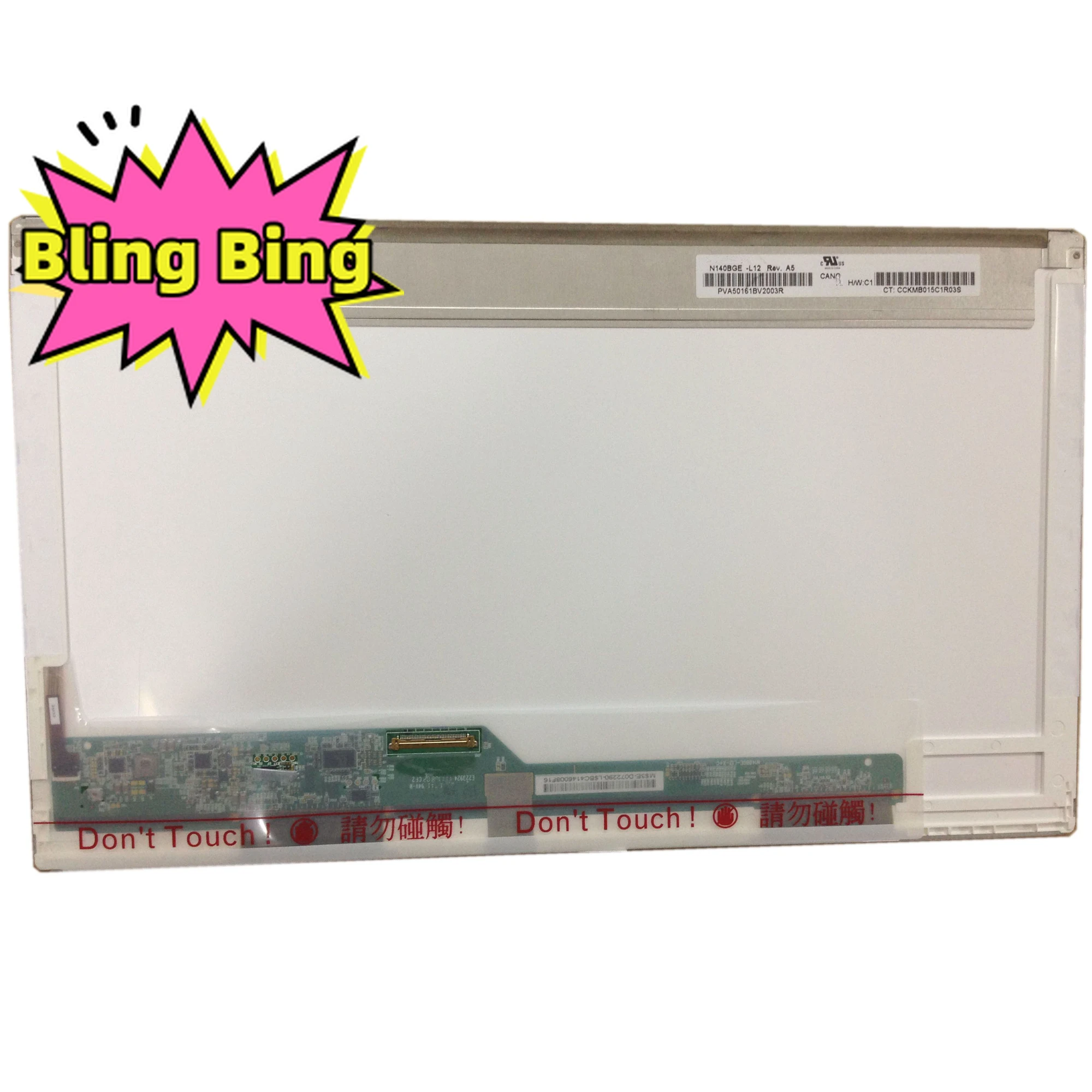

N140BGE-L12 L13 L22 L23 L11 L21 подходит для L01 B140XW01 BT140GW01 LTN140AT04 LP140WH1 LP140WH4 1366 × 768 40PIN LVDS