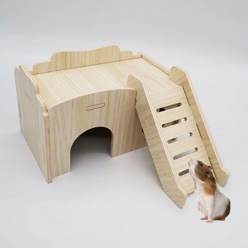 

Hamster Hideout Villa Small Animal Pet Natural Hideout Play-ground