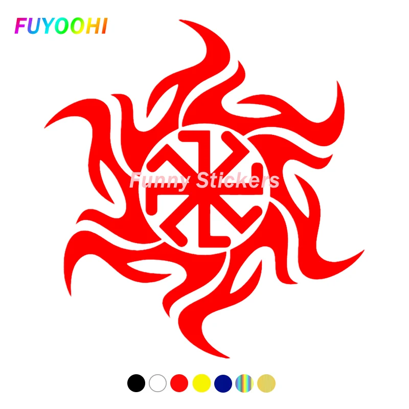 

FUYOOHI Play Stickers Various Sizes Kolovrat and Ladinets Tattoo Funny Car Sticker Vinyl Decal for Auto Car Stickers Styling