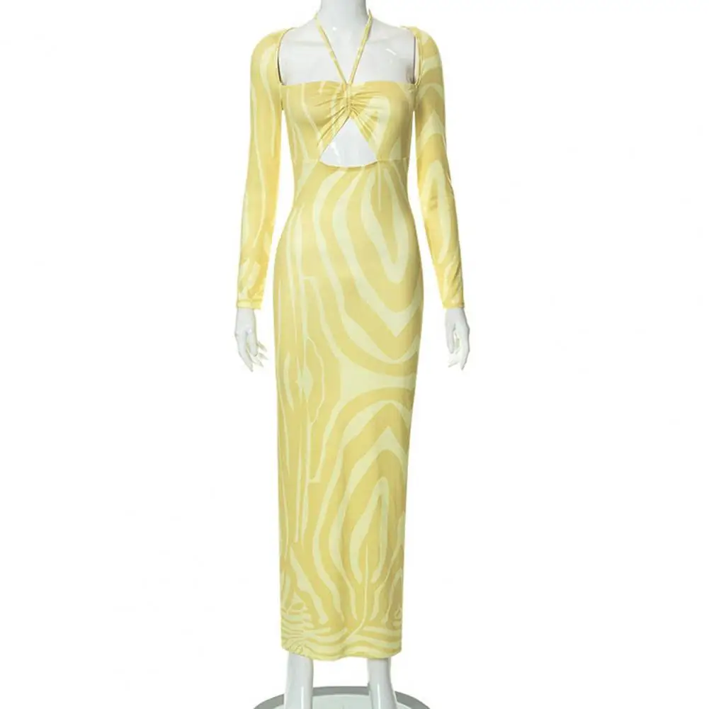 

Красивое платье макси с высокой талией, удобное элегантное платье, Осеннее облегающее платье с квадратным вырезом спереди