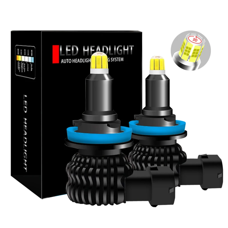 

2pcs Car LED Headlight Bulb H1 H3 H7 H8 H11 H9 HB3 9005 HB4 9006 9012 Canbus Auto Fog Light Lamp HeadLamp 12000LM 6500K 50W