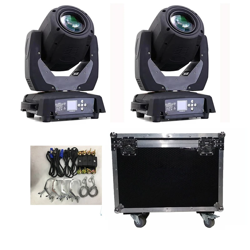 

2pcs Best Selling DJ Sharpy Wedding Decoration With Fly Case Stage Light 230W Mini 7R Beam Moving Head