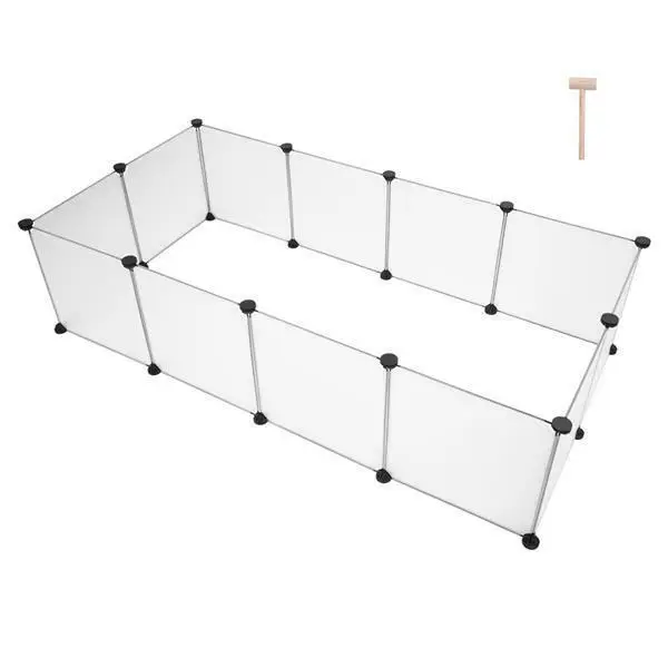 

Pet Playpen Large Plastic Yard Fence Small Animals Puppy Kennel Crate Fence Tent