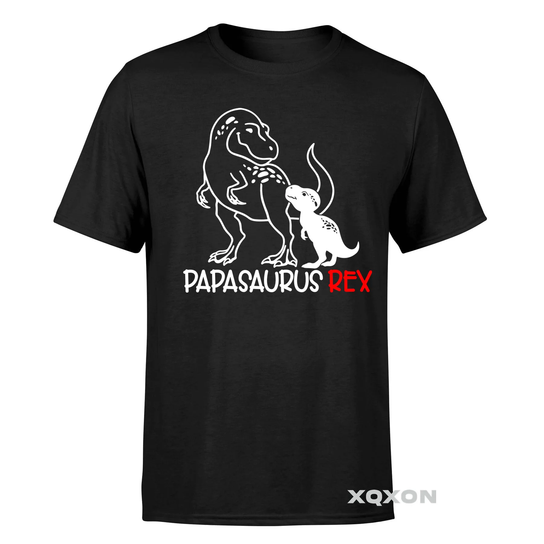 

2022 High Quality Cotton Men Women T-shirt Funny Papasaurus Rex Print Graphic Summer New Man T Shirts Tops Mens Clothing