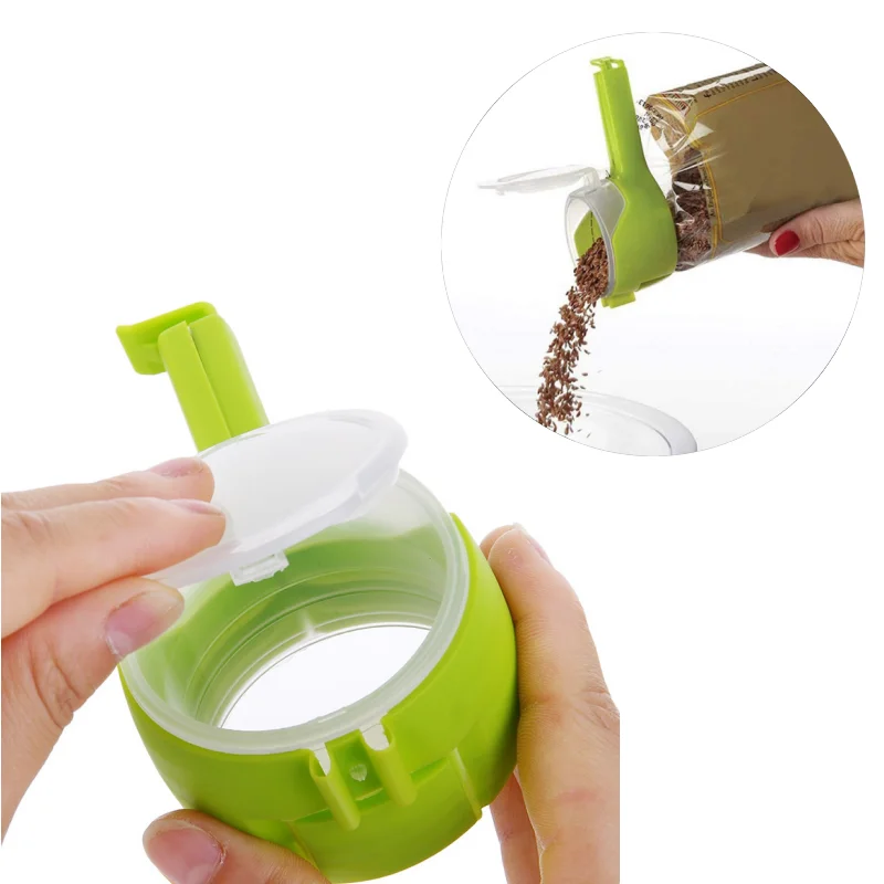 

Snack Seal Clip Fresh Seal Clamp Plastic Helper Food Keeper Sealing Artifact Travel Kitchen Gadgets