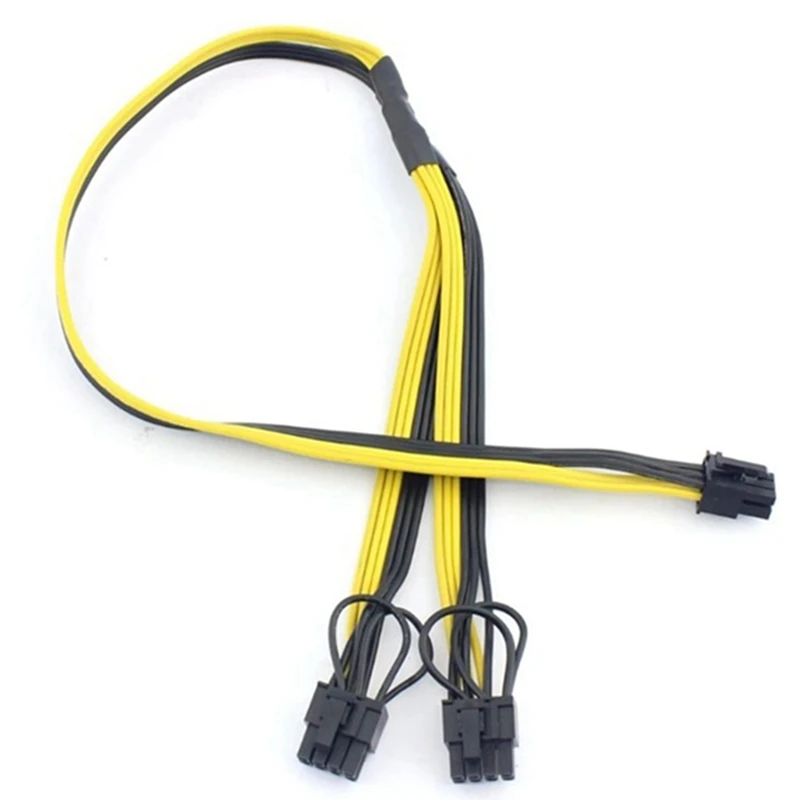 

Новый 10-контактный PCI-E PCIE 6-контактный двойной 8-контактный 6 + 2-контактный адаптер кабель GPU видеошнур модульный сплиттер кабель 18AWG для майни...