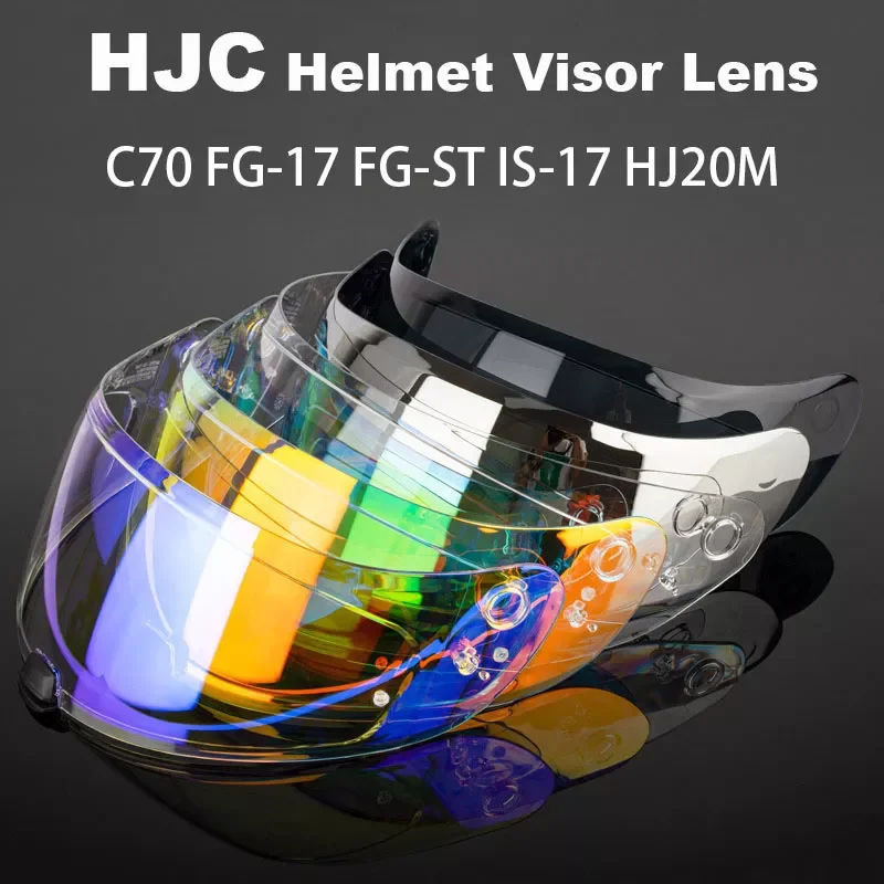 

NEW2023 HJ-20M Motorcycle Helmet Visor Lens Case for HJC C70 FG-17 IS-17 FG-ST HJ-20ST Anti-UV Dustproof Helmet Lens Helmet Acce