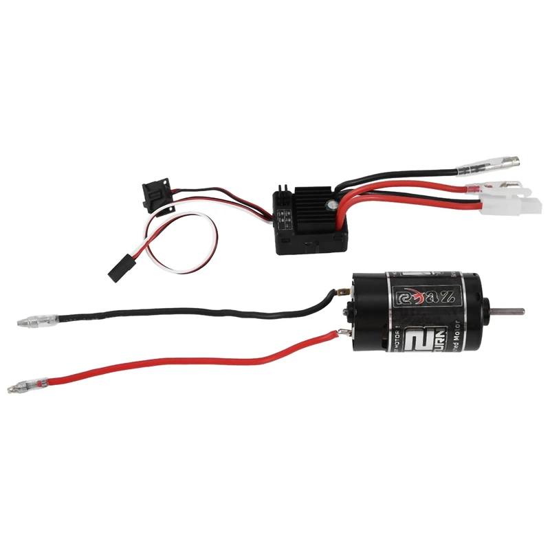 550 Brushed Motor 12T With 1060 ESC 60A 2-3S Lipo Waterproof Electric Speed Controller For RC 1/10 Crawler Car Parts