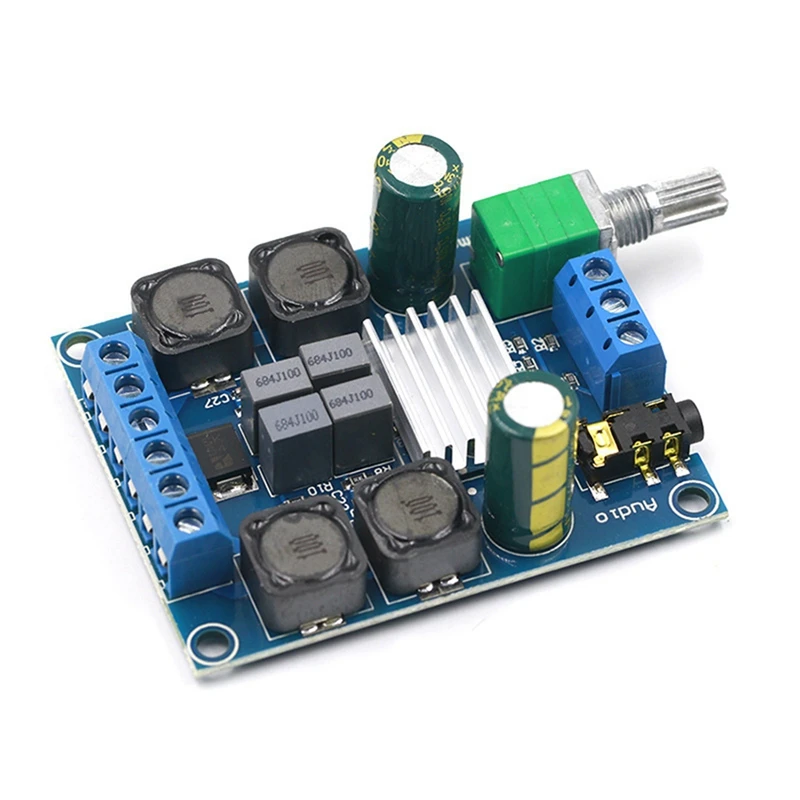 

Hot XY-502 Digital Power Amplifier 2-Channel Stereo High-Power 2X50W TPA3116D2 Subwoofer Audio Amplifier Board Module