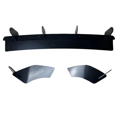 2014–2017 для Volkswagen Golf 7 MK7 GTI V2 Maxton Style, задний бампер, диффузор, разветвители, спойлер, лезвие нижнего подбородка, комплект кузова