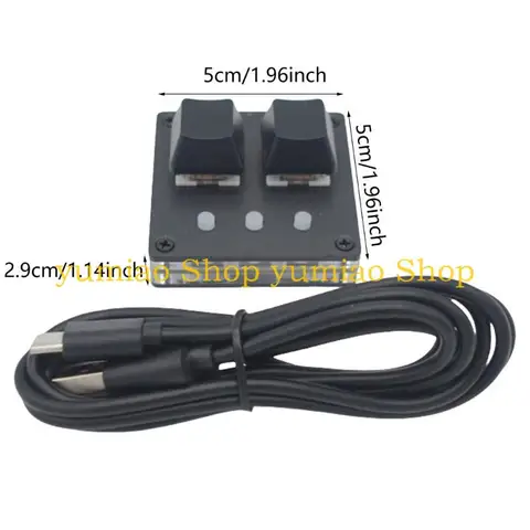 Crust Pro 2Key Мини-клавиатура с RGB подсветкой