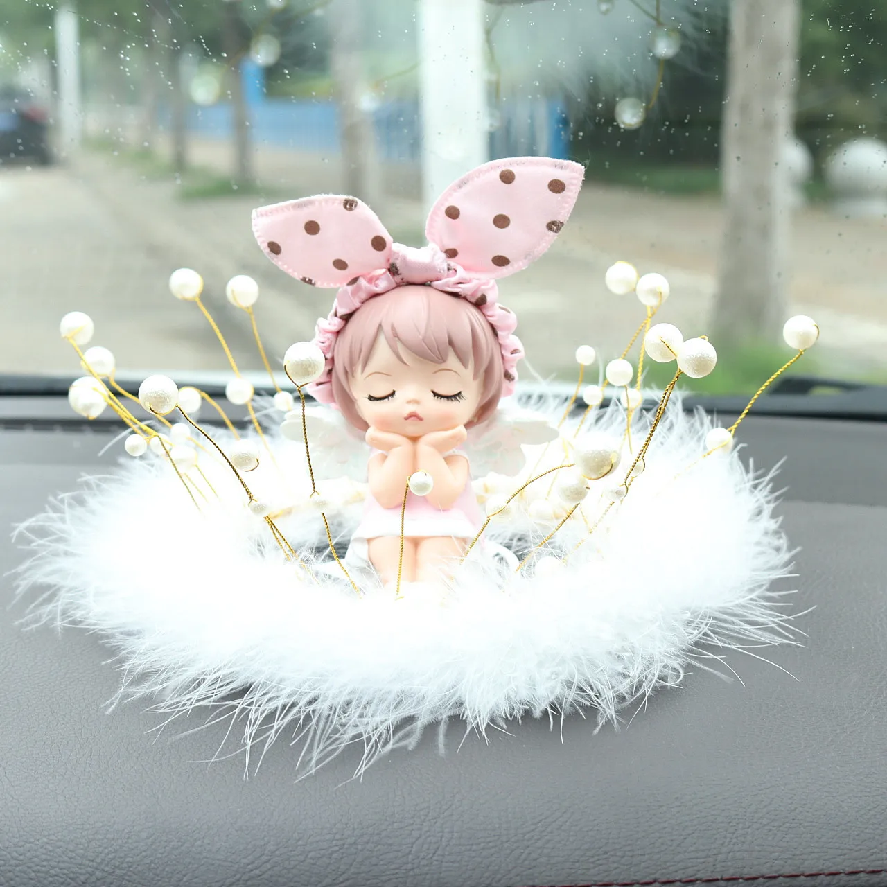 

Cute Angel Baby Car Decoration Ornaments Room Desktop Decoration Christmas Gifts Car Interior Accessories for Girls