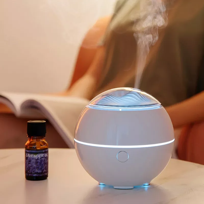 

NEW2023 100ML Air Humidifier Essential Oil Diffuser Aromatherapy Humidifiers Cool Mist Maker Sprayer With LED Lights Humidificad