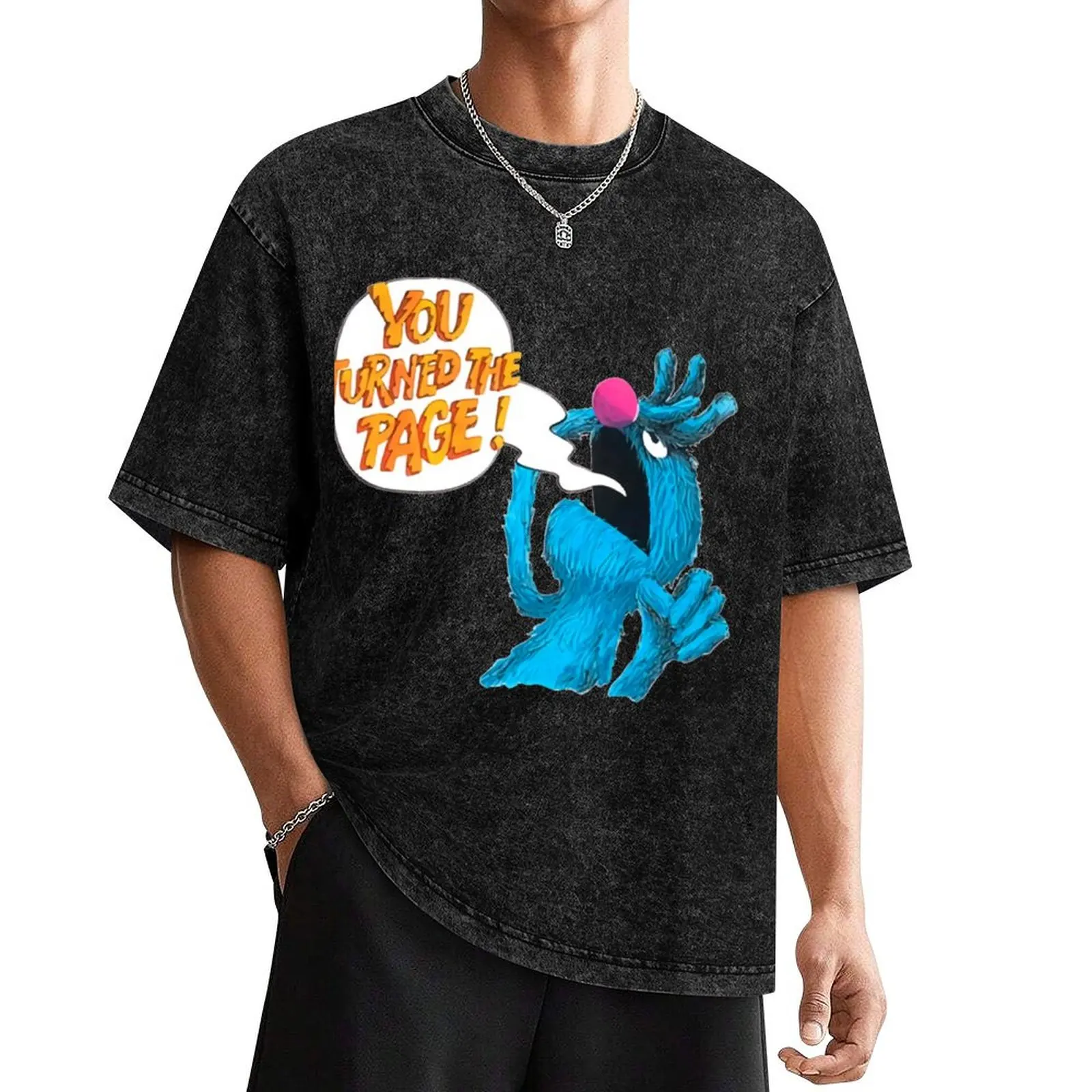 Ретро Винтаж The Monster at End of This Book Подарок для фанатов мужчин и женщин Футболка