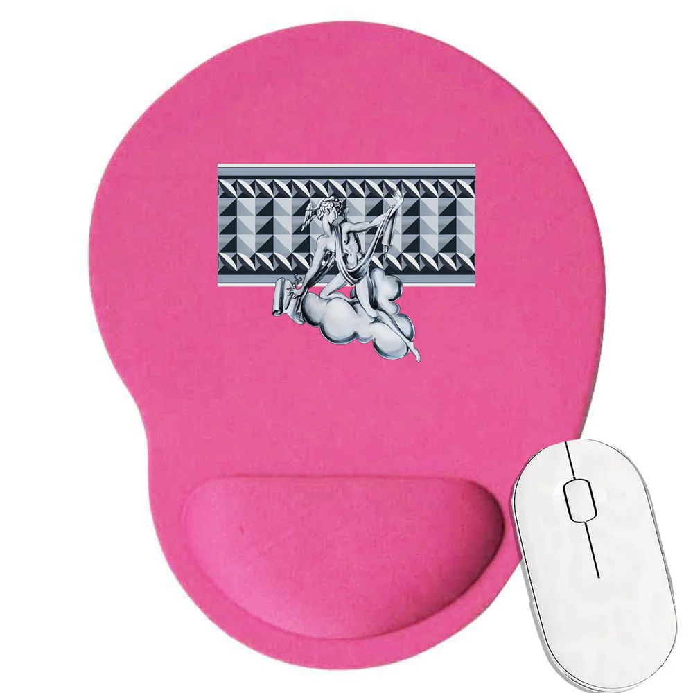 Эргономичный коврик для мыши синего цвета запястья нескользящий упор