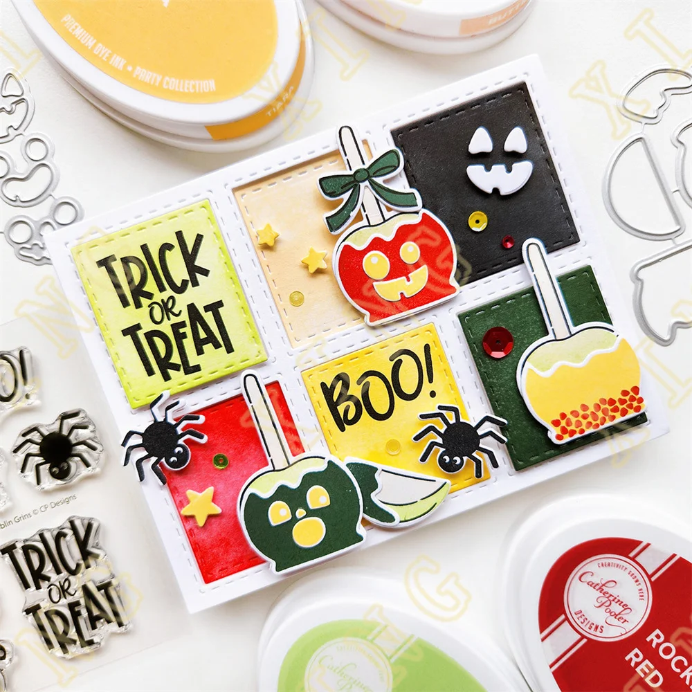 Набор штампов для Хэллоуина штампы резки металла силиконовые скрапбукинга