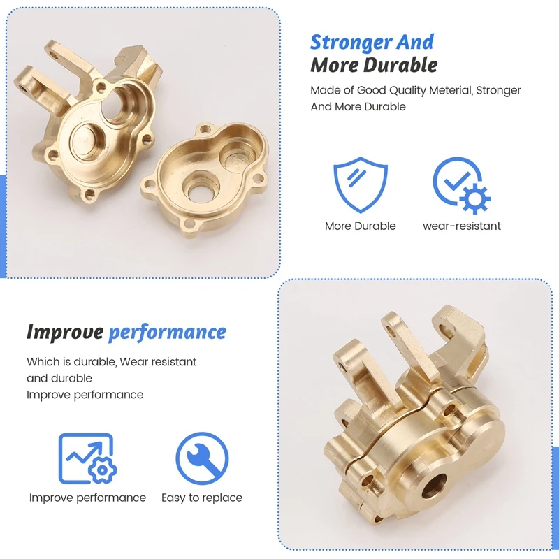 Комплект латунной передней чашки для обновления радиоуправляемого автомобиля MJX